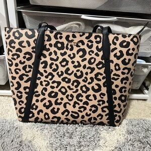 Kate Spade Leopard Print Tote Bag